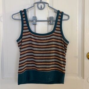 Medium striped cotton blend Madewell tank top